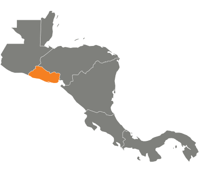 Gráfico de El Salvador en la región centroamericana