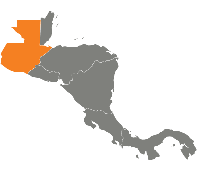 Un gráfico que destaca a Guatemala dentro de la región centroamericana